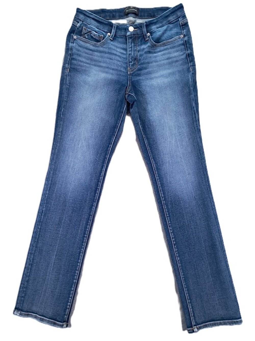 Buckle Black Fit No 53 Jean Women 31x33, Tag 29x32 Straight Blue Denim Stretch